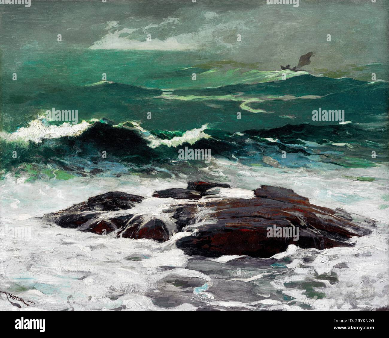 Summer Squall von Winslow Homer. Stockfoto