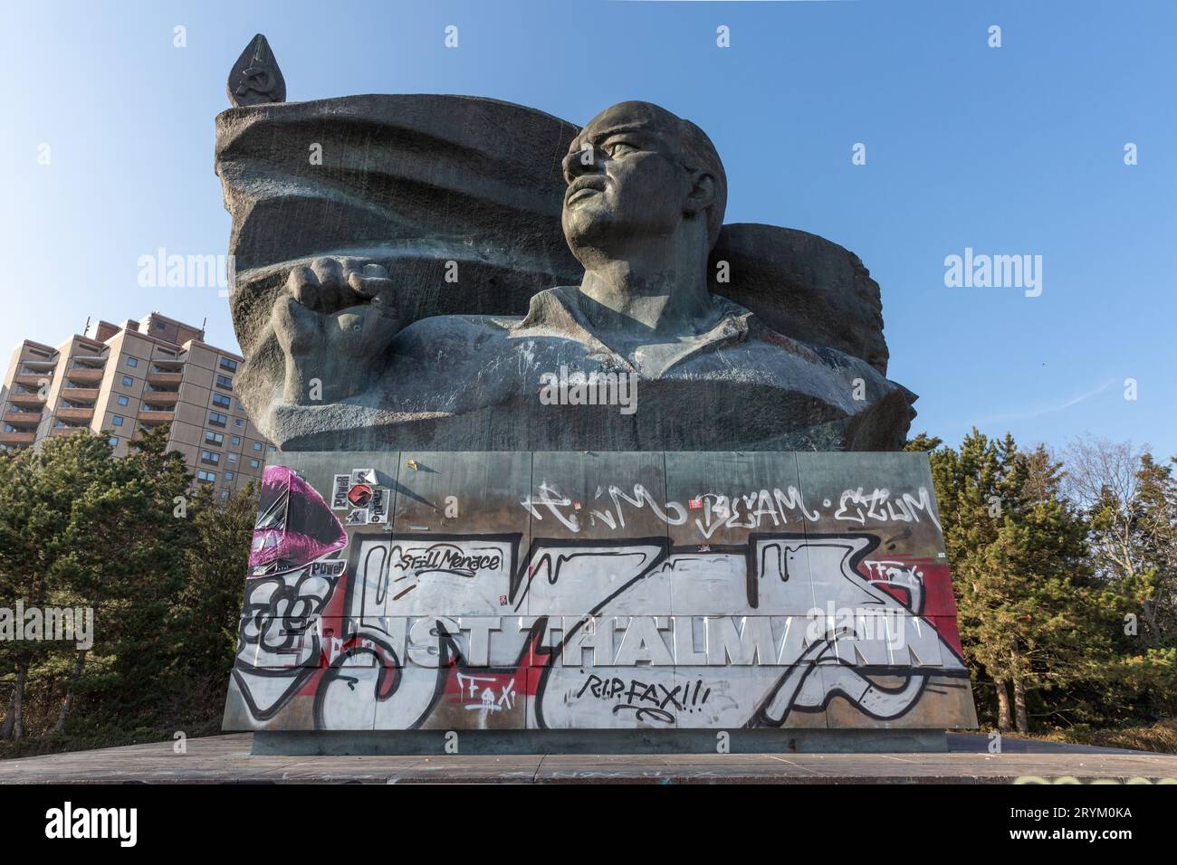 Ernst-Thälmann-Denkmal, Bezirk Prenzlauerberg, Berlin, Deutschland Stockfoto