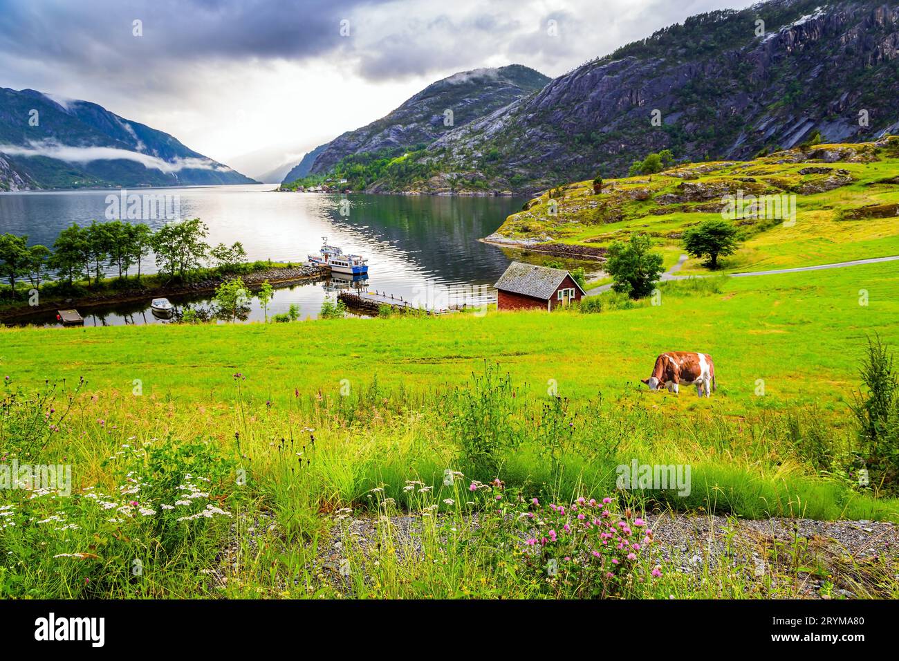 Der Acre Fjord. Stockfoto