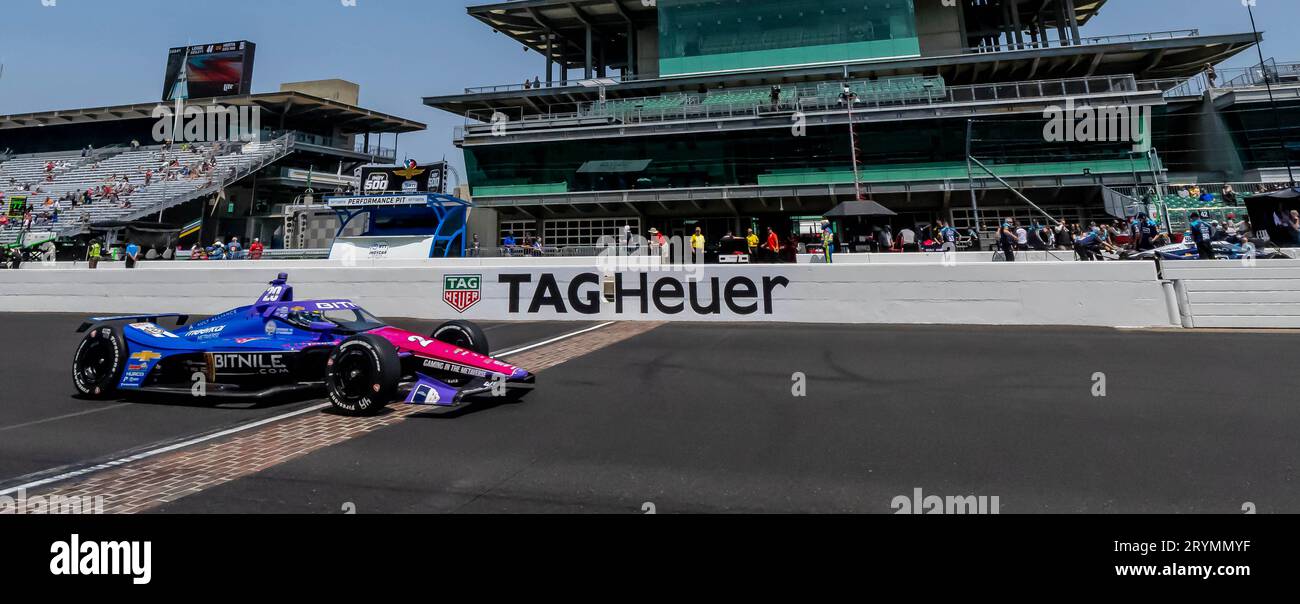 INDYCAR Series: 17. Mai 500 Indianapols Stockfoto