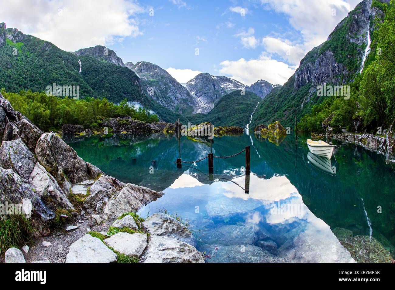 Wunderschönes Norwegen Stockfoto