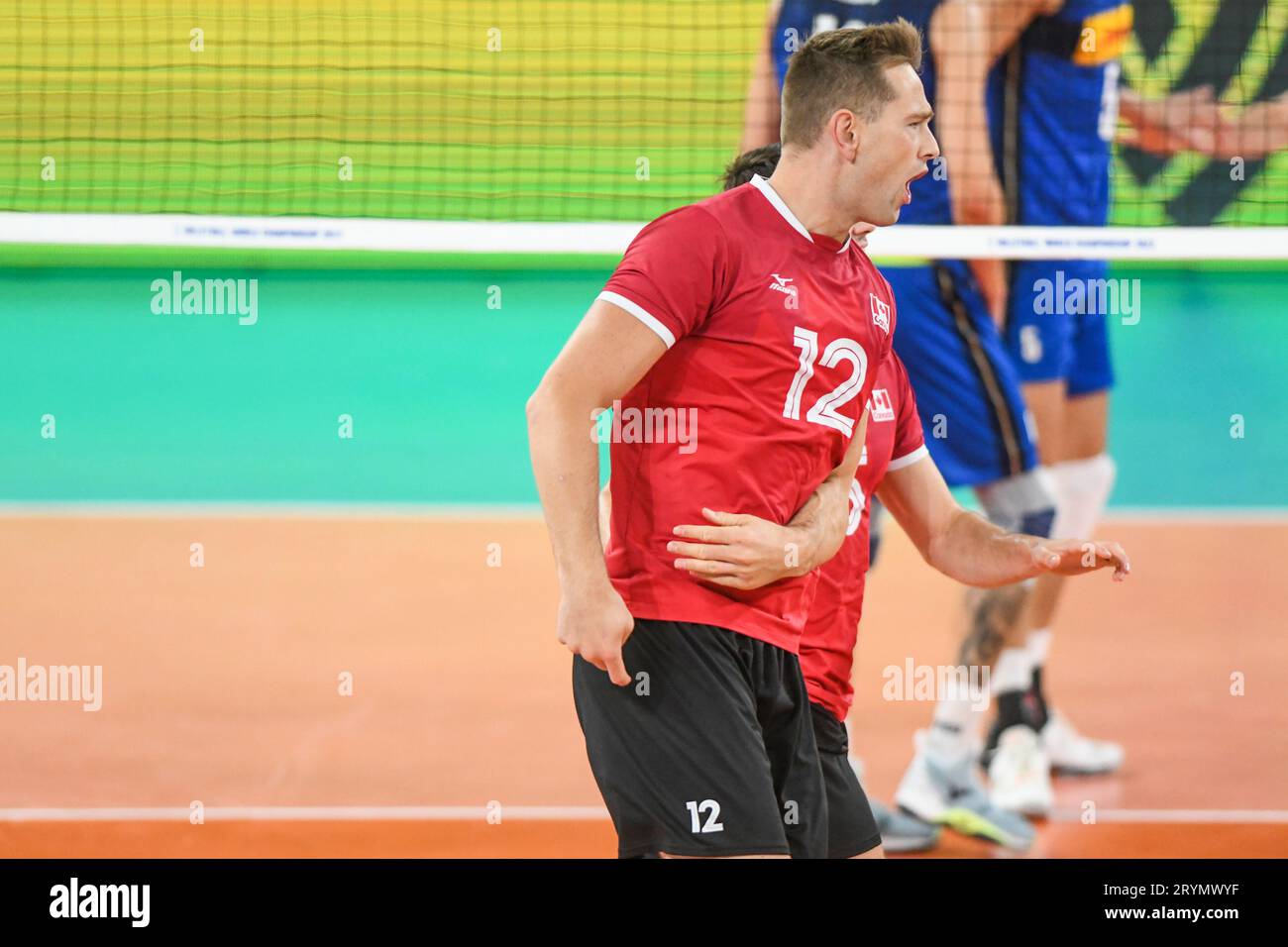 Lucas Van Berkel (Kanada). Volleyball-Weltmeisterschaft 2022. Stockfoto