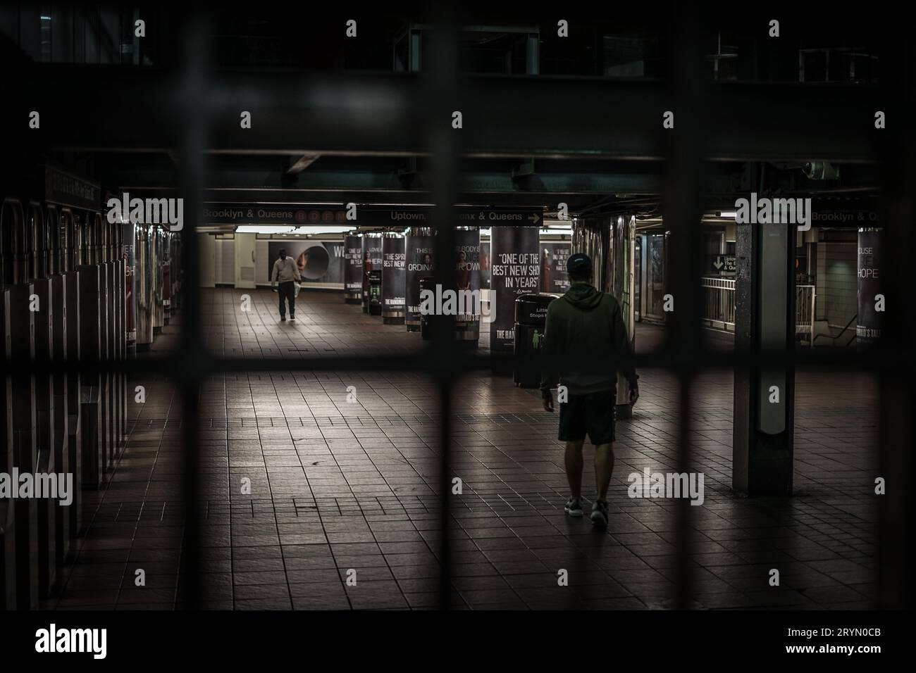 Bild der New Yorker U-Bahn Stockfoto