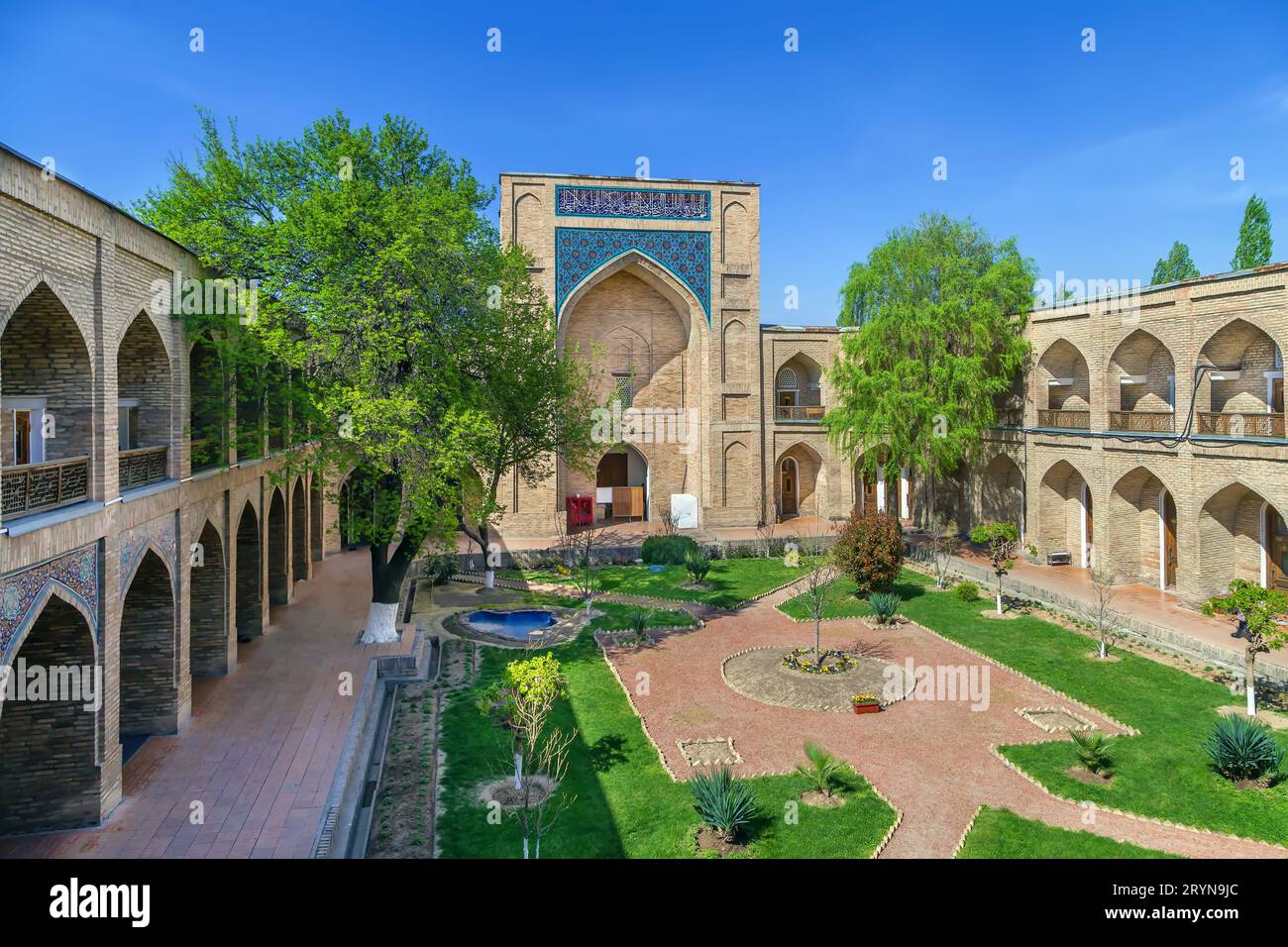 Kukeldasch Madrasah, Taschkent, Usbekistan Stockfoto