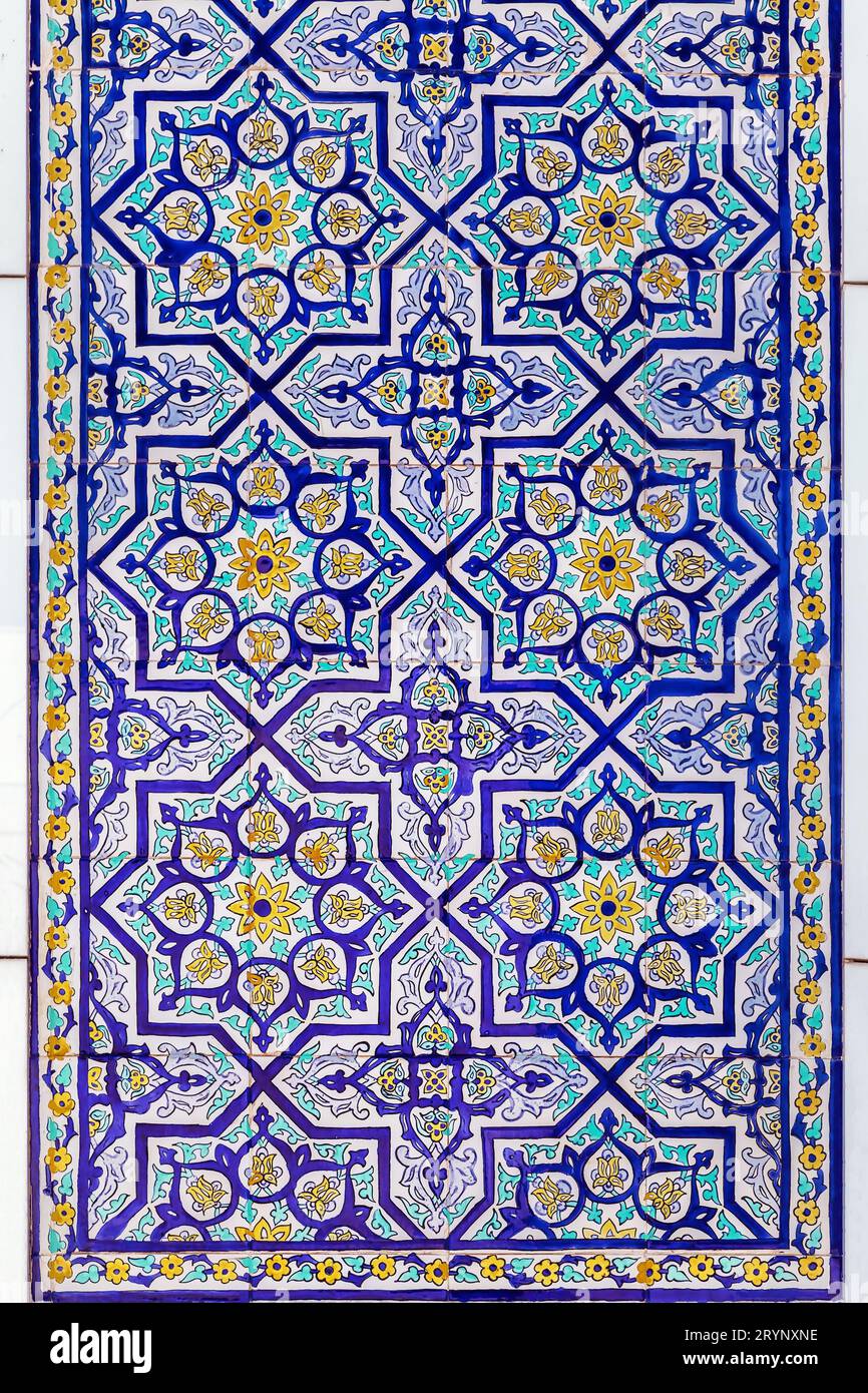 ð¡Keramik Fliesen, Taschkent, Usbekistan Stockfoto