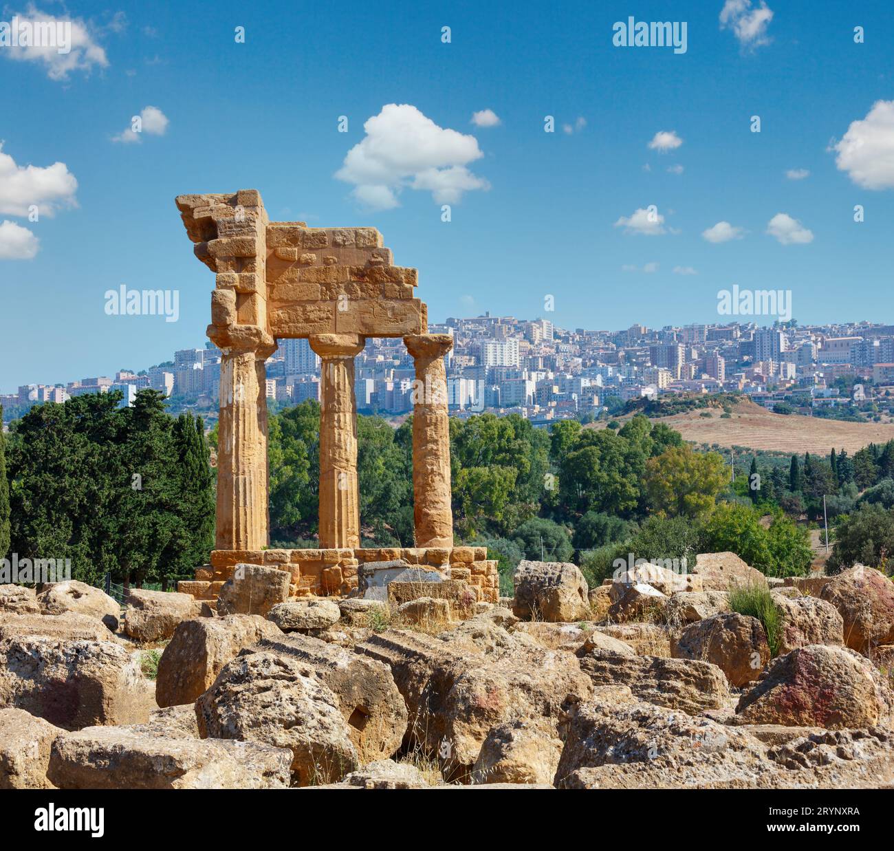 Tal der Tempel in Agrigento, Sizilien, Italien Stockfoto