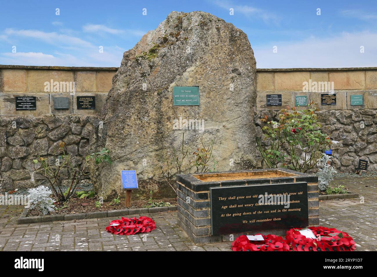 Allied Air Forces Memorial, Spitfire and Hurricane Memorial Museum, Manston, Ramsgate, Kent, England, Großbritannien, Großbritannien, Europa Stockfoto