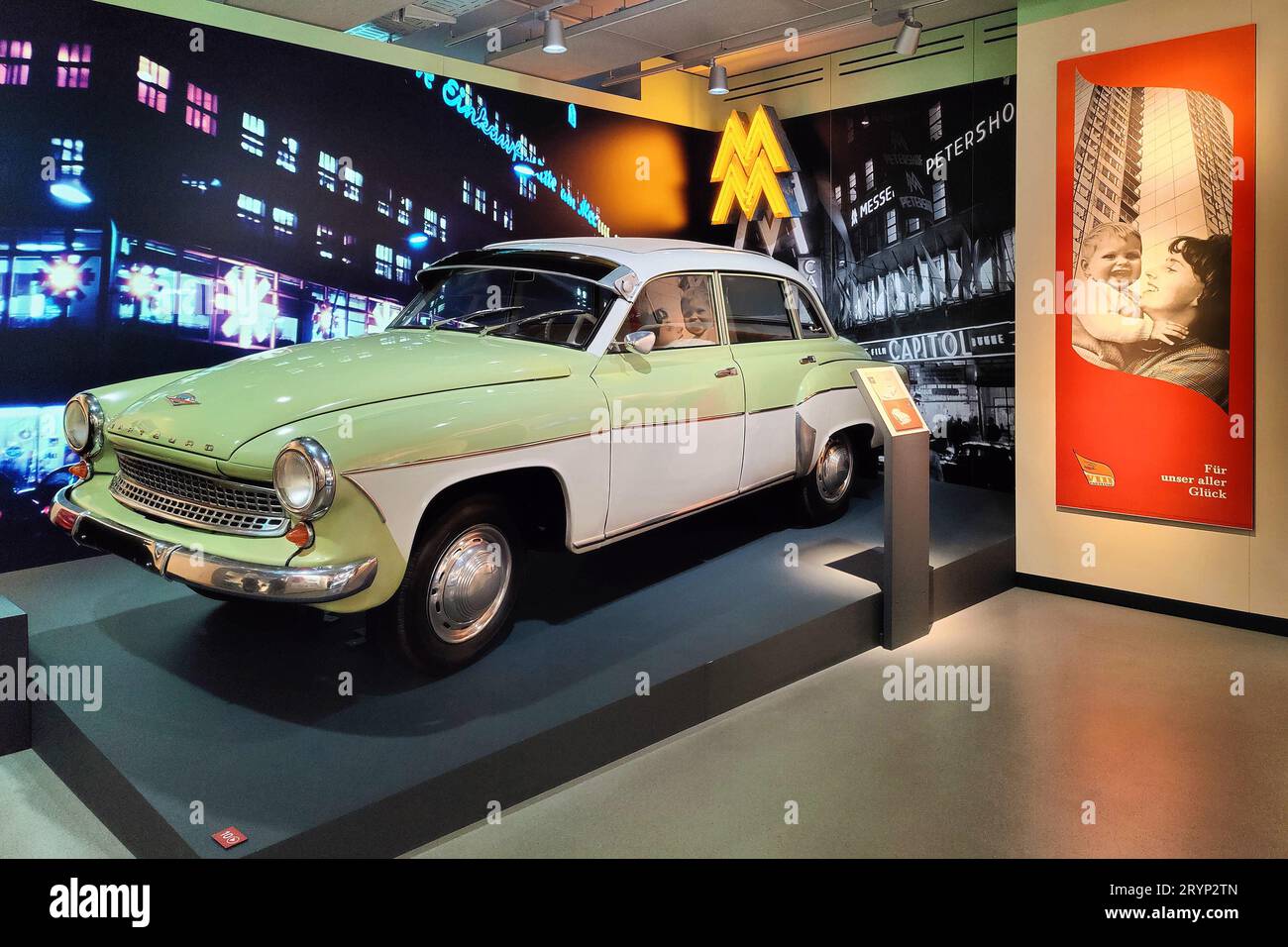 Forum für zeitgenössische Geschichte Leipzig, Dauerausstellung, Sachsen, Deutschland, Europa Stockfoto