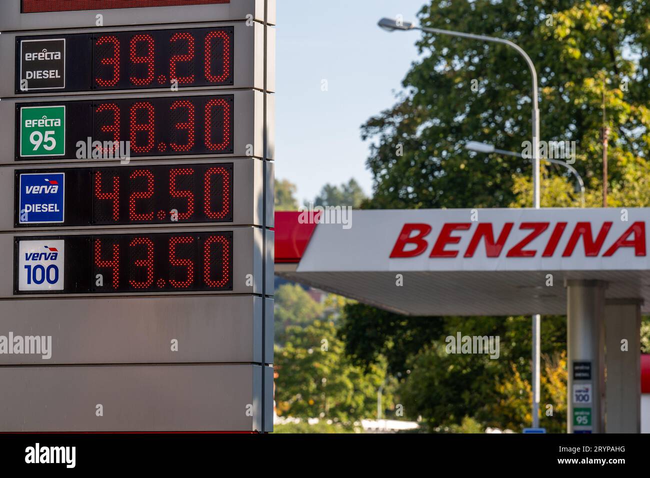 Benzinpreise Tschechien Kraslice