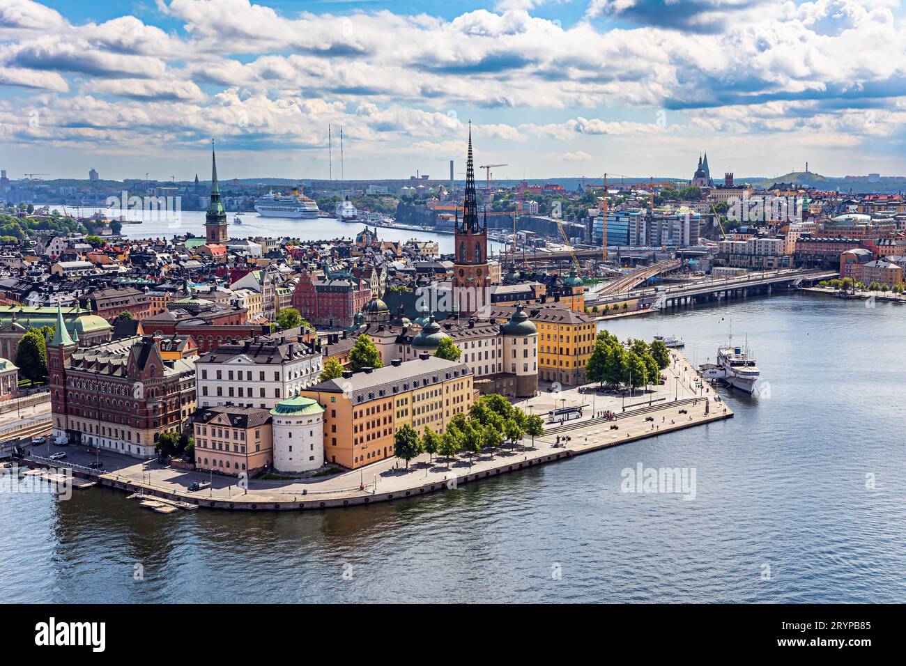 Heißer Sommertag in Stockholm Stockfoto