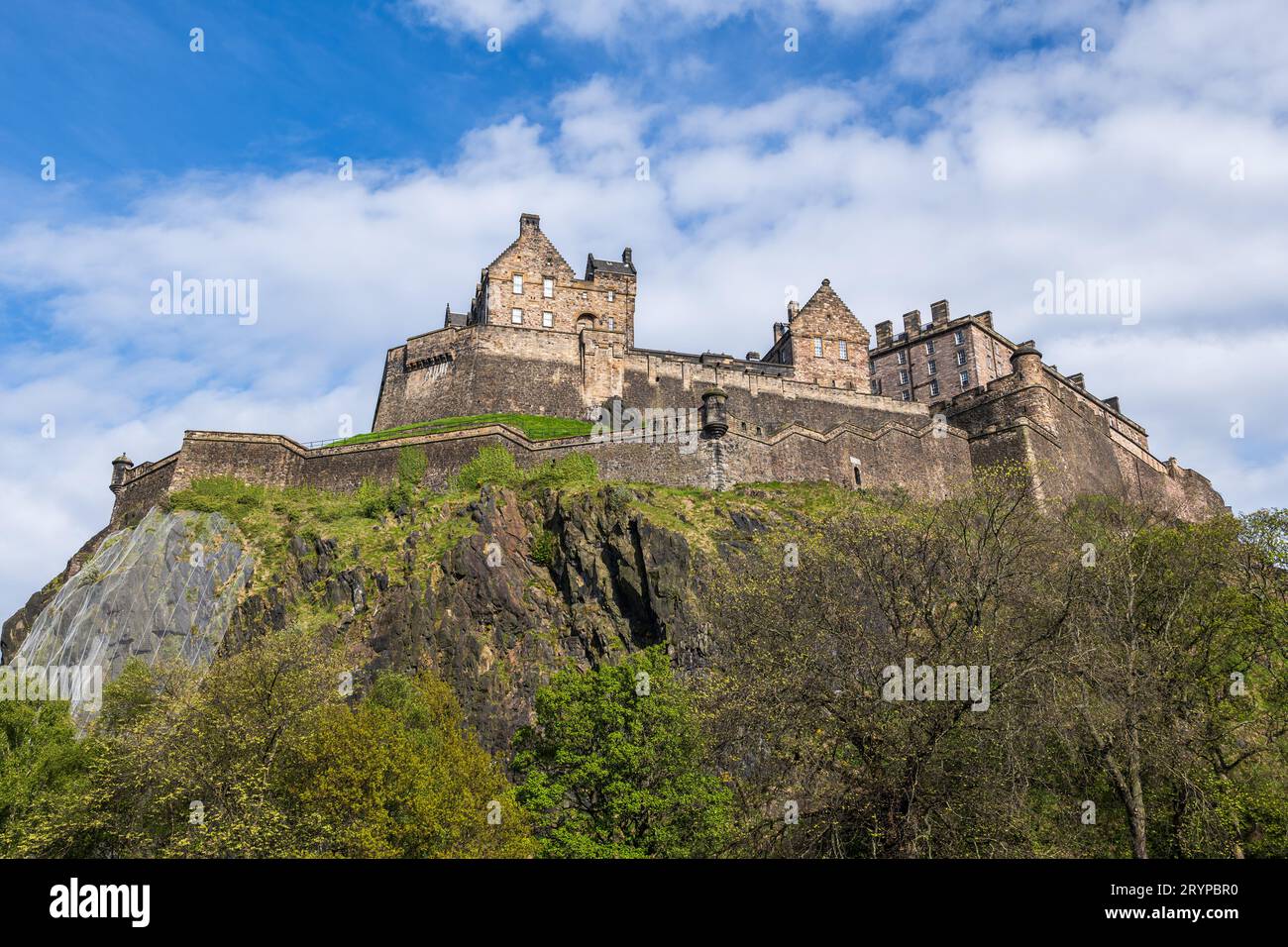 Das Edinburgh Castle in Edinburgh, Schottland, Großbritannien. Stockfoto