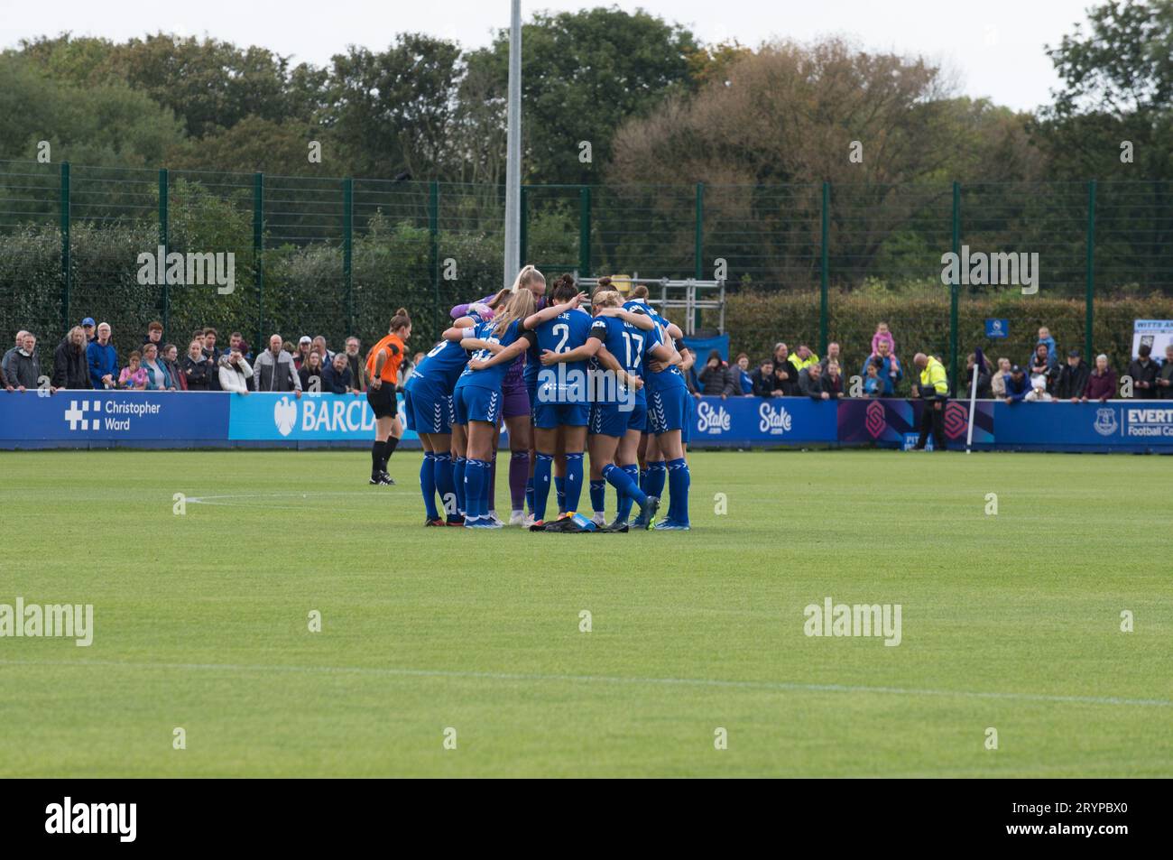 WSL Everton V Brighton & Hove Albion, ein Heimspiel für Everton. Ein Sieg für Brighton 2:1. Walton Park Stadium (Terry Scott/SPP) Credit: SPP Sport Press Photo. Alamy Live News Stockfoto