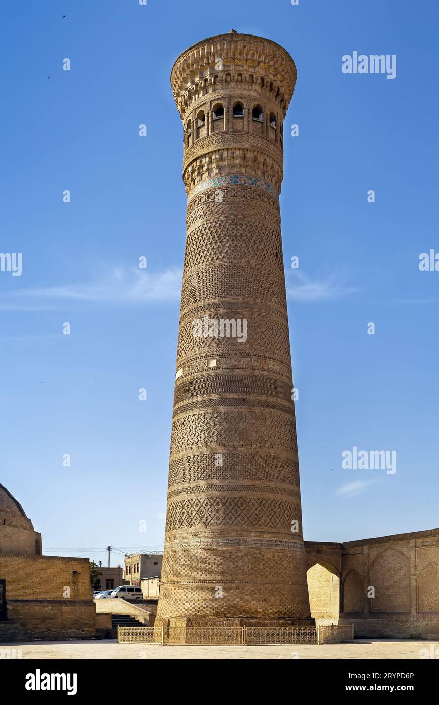 Kalan Minarett, Buchara, Usbekistan Stockfoto