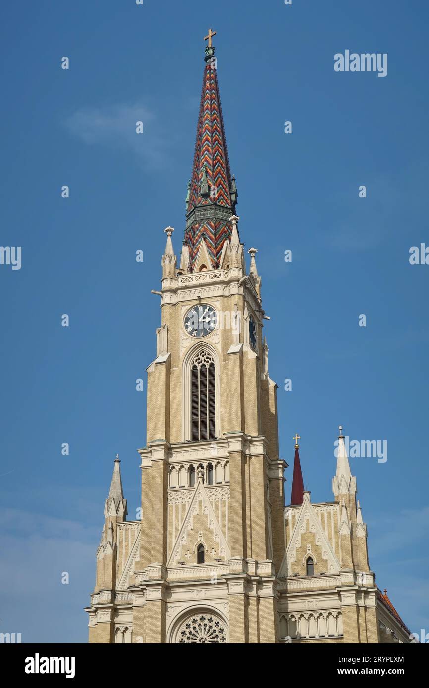 Name der Marienkirche, Novi Sad - Serbien Stockfoto