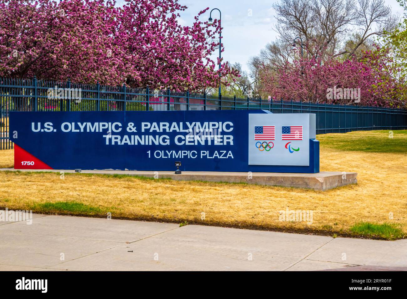 Ein Trainingskomplex für Athleten in Colorado Springs, Colorado Stockfoto
