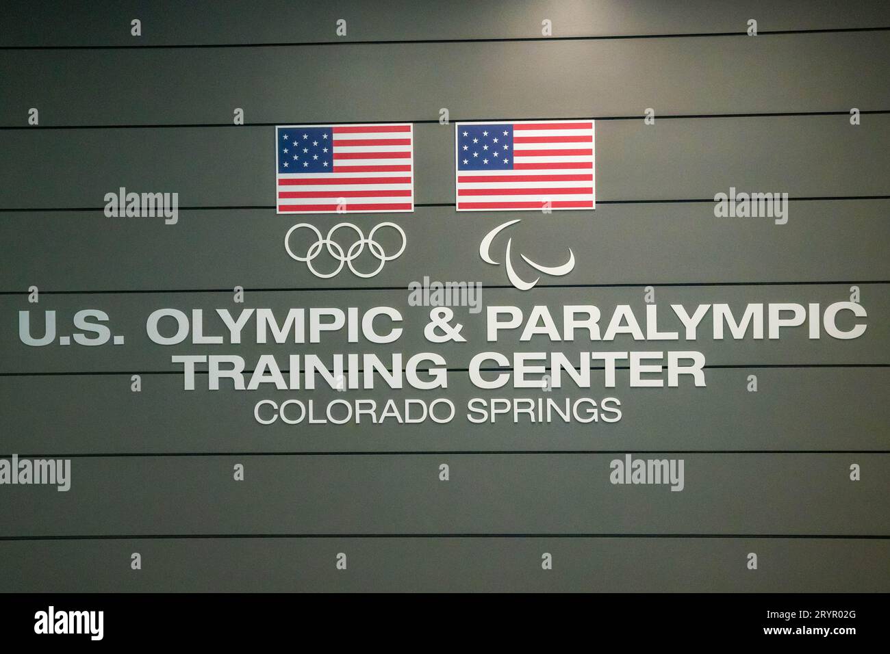 Ein Trainingskomplex für Athleten in Colorado Springs, Colorado Stockfoto