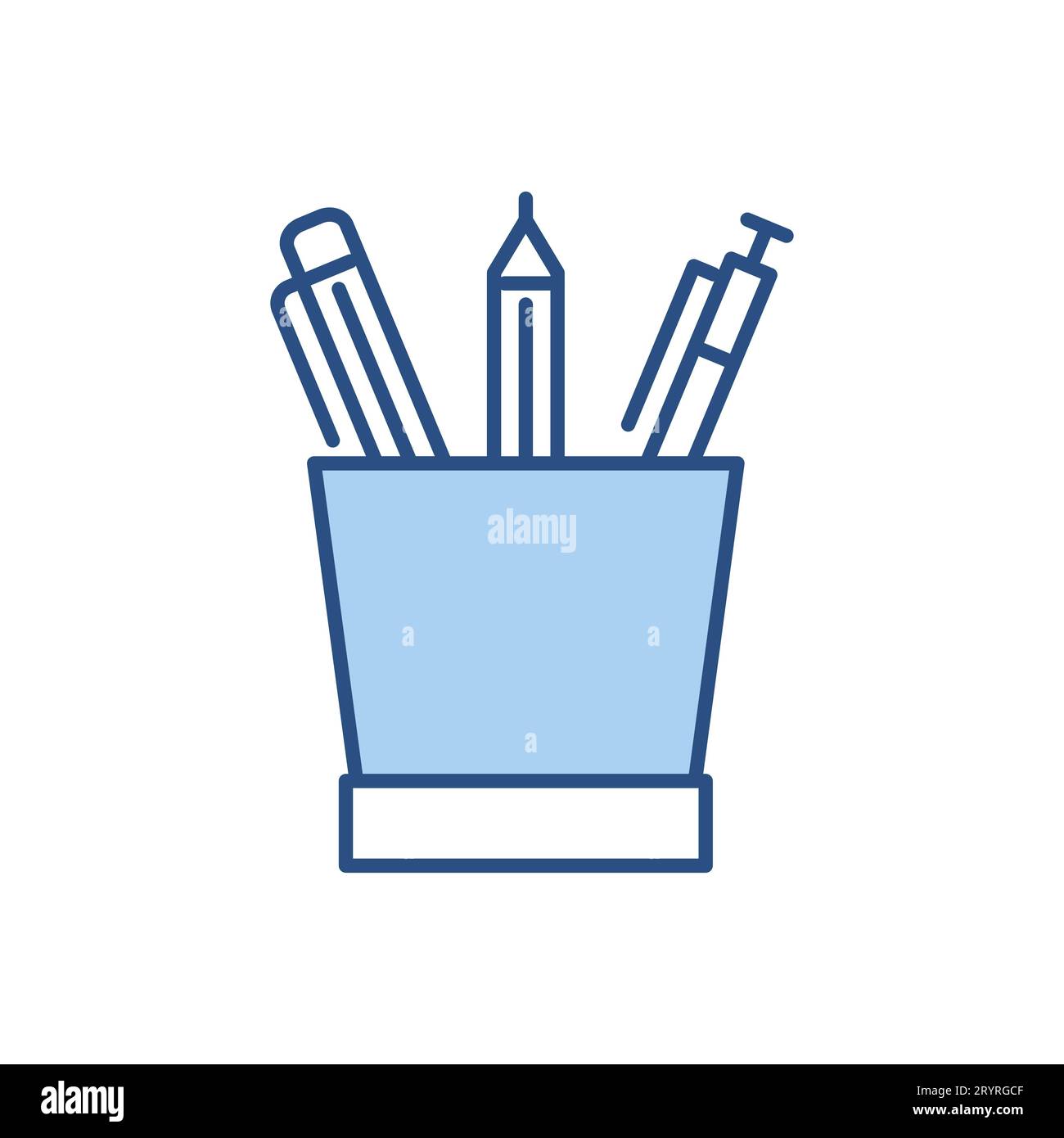 Vektorsymbol für Bleistiftstativ Stock Vektor