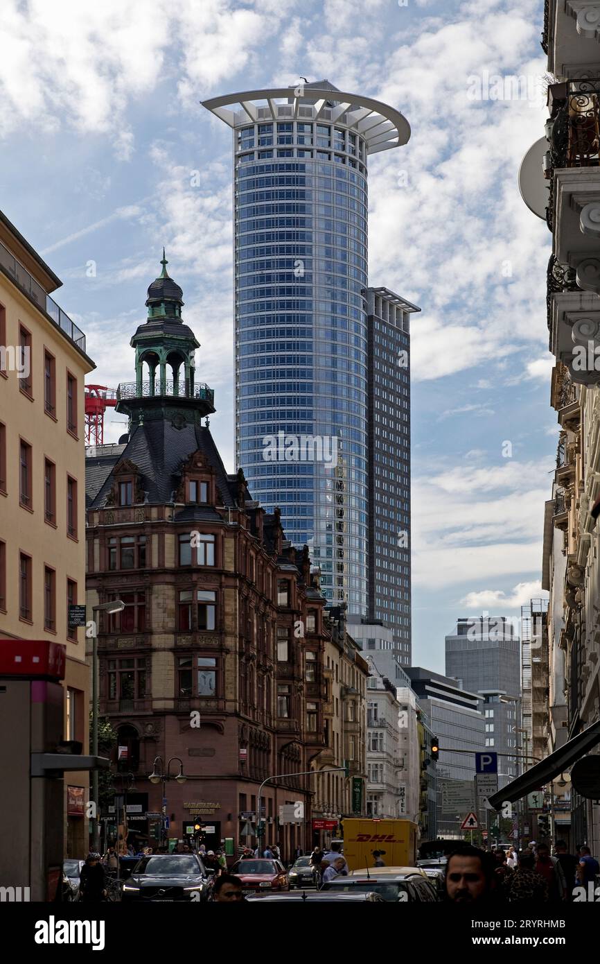 DZ Bank Wolkenkratzer, Westend 1, Frankfurt am Main, Hessen, Deutschland, Europa Stockfoto