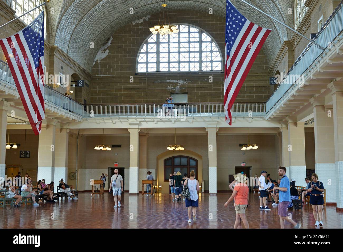 Ellis Island Immigration Museum, New York, New York, USA Stockfoto