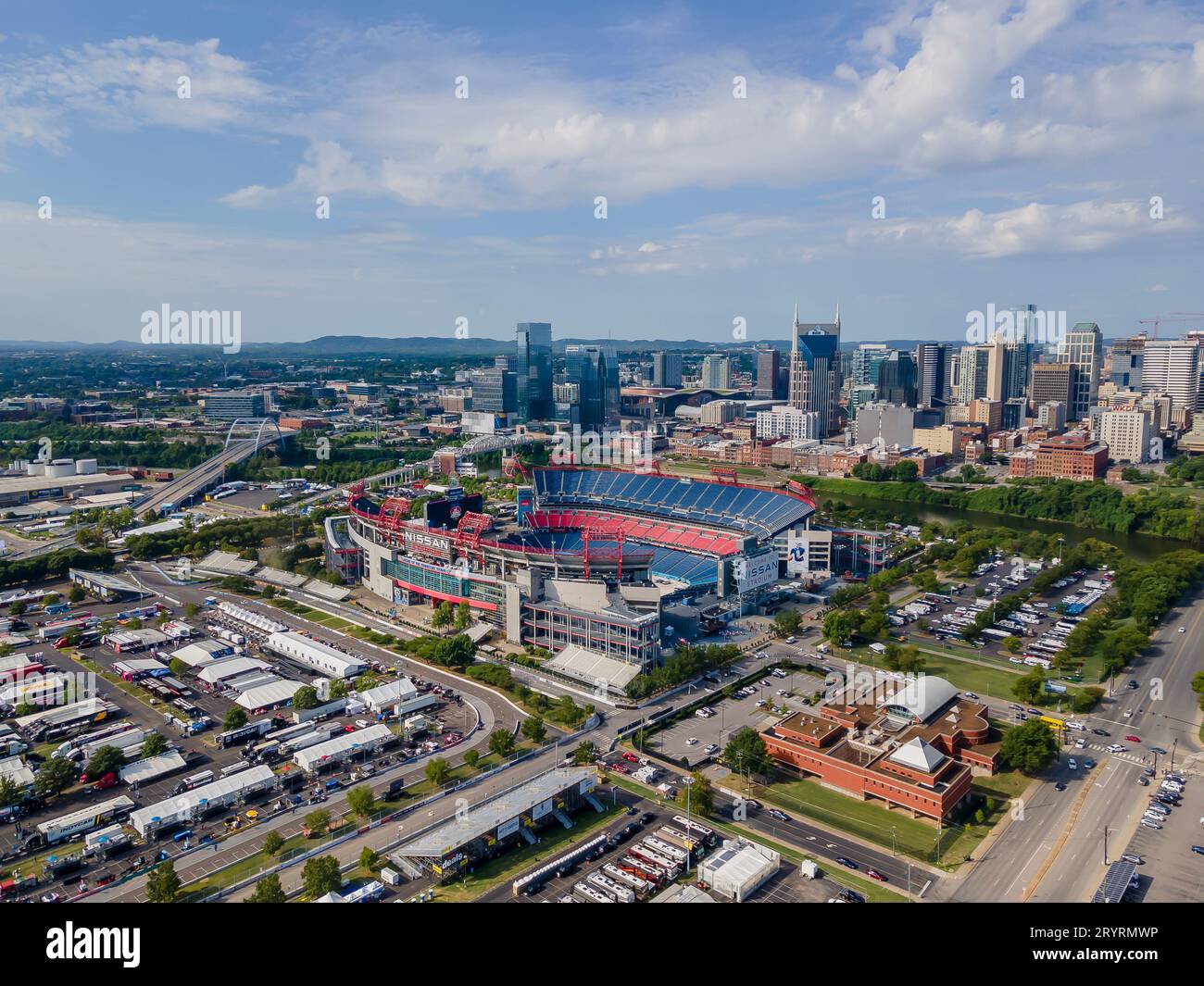Luftaufnahme Von Nashville, Tennessee Stockfoto