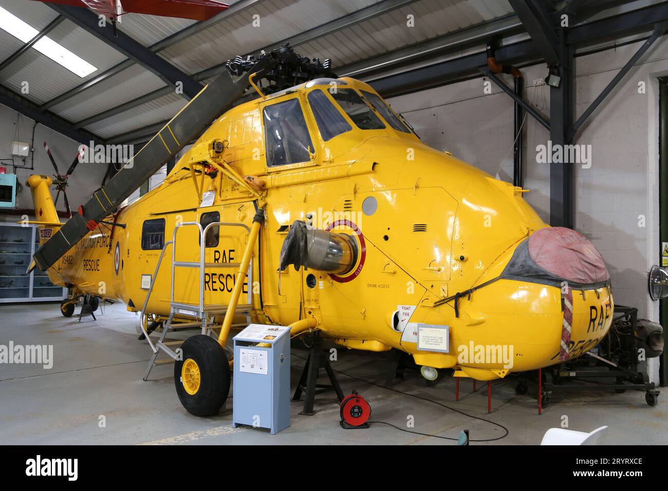 Westland Wessex HU5, RAF Manston History Museum, Manston, Ramsgate, Isle of Thanet, Kent, England, Großbritannien, Großbritannien, Europa Stockfoto