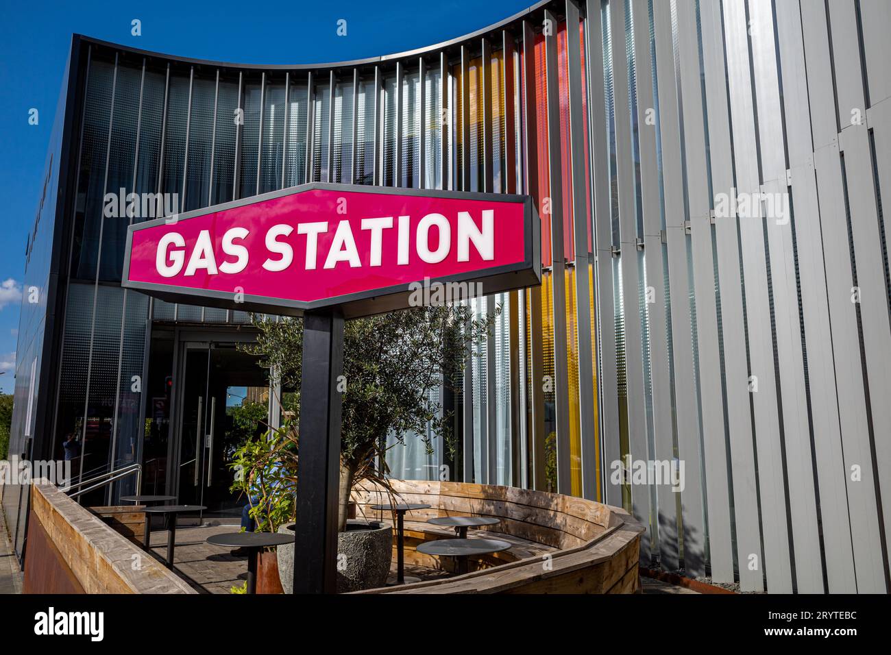 The Gas Station Bar and Restaurant Kings Cross London - The Gas Station Pub Goods Way Kings Cross London. Stockfoto