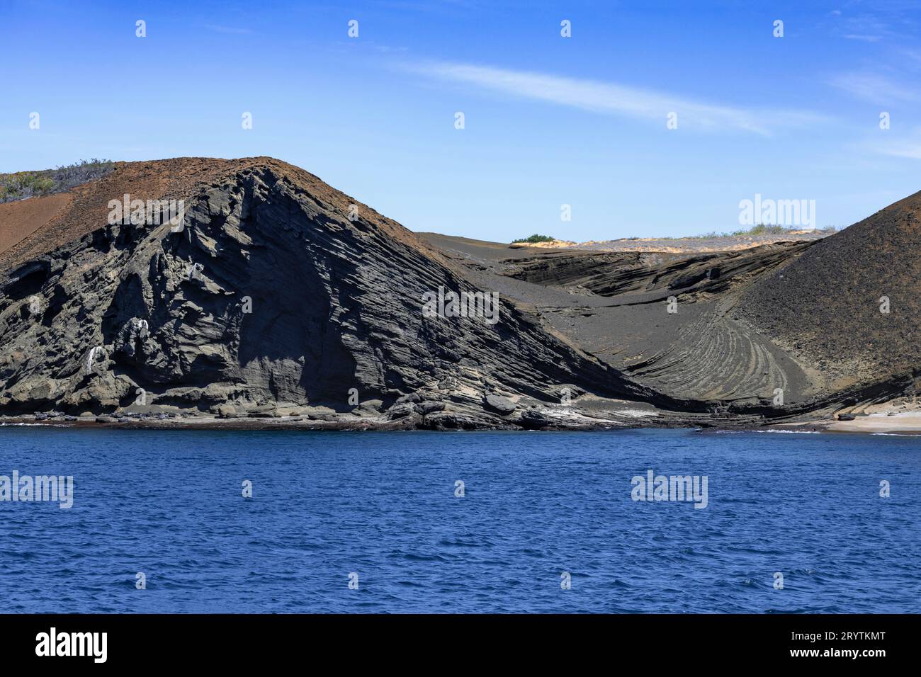 Insel Bartolomé auf den Galapagosinseln Stockfoto