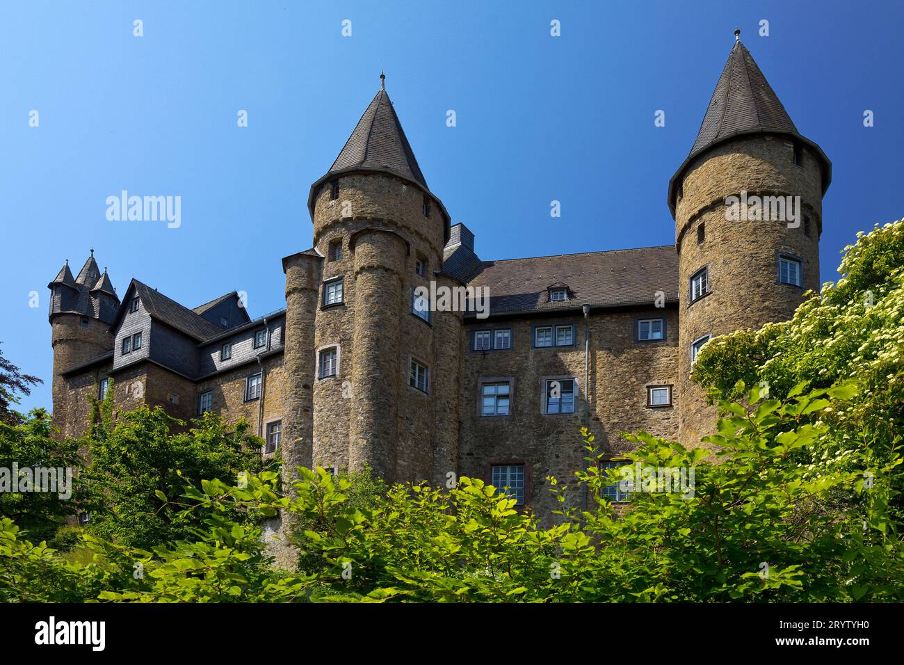 Schloss Herborn, heute Sitz des Theologischen Seminars der Evangelischen Kirche Hessen-Nassau Stockfoto