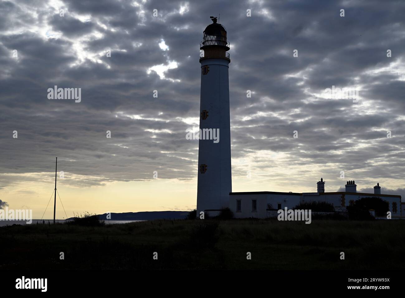 Barns Ness Lighthouse östlich von Lothian Stockfoto