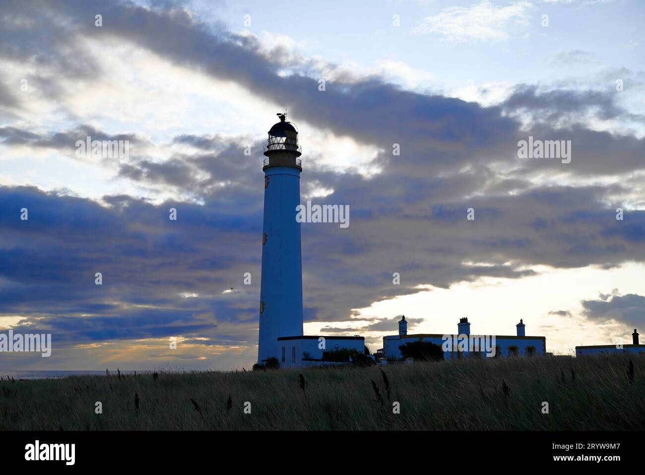 Barns Ness Lighthouse östlich von Lothian Stockfoto