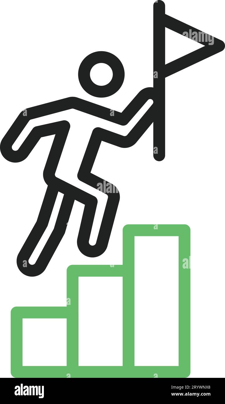 Vektorbild des Führungssymbols. Stock Vektor