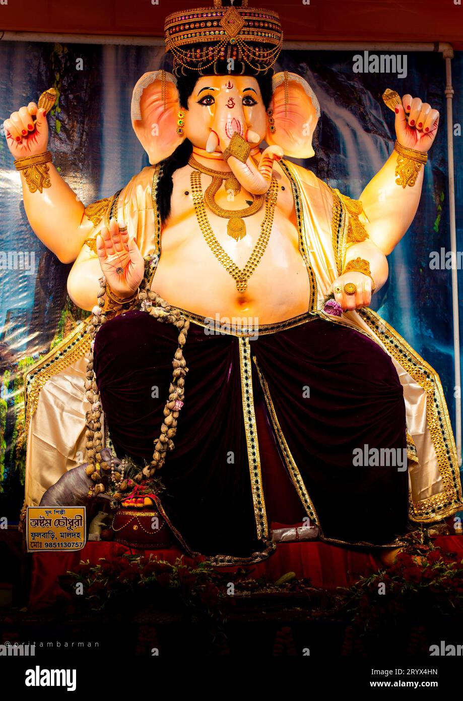 ganesh Chaturthi Lord ganesh Stock Foto Ganpati Bilder Stockfoto