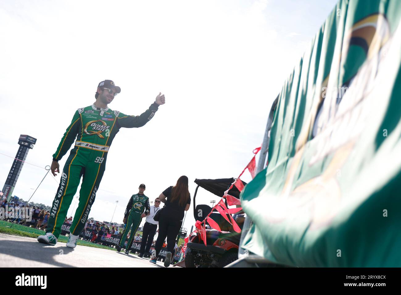 NASCAR Cup Series 2023: Quaker State 400 bei Walmart erhältlich Stockfoto