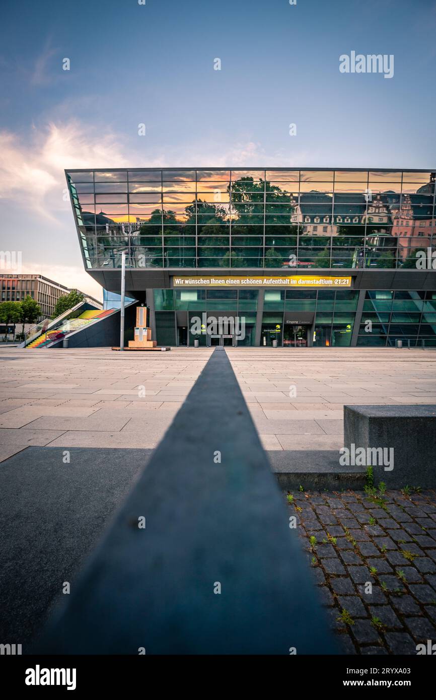 Architektonisches Wunder in Darmstadt Stockfoto