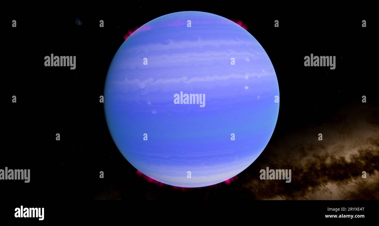 Kepler 10 c Zwergstern - dieser Stern umkreist Kepler 10 und wurde 2011 entdeckt. Kepler 10 c ist als brauner Zwergstern klassifiziert. Stockfoto