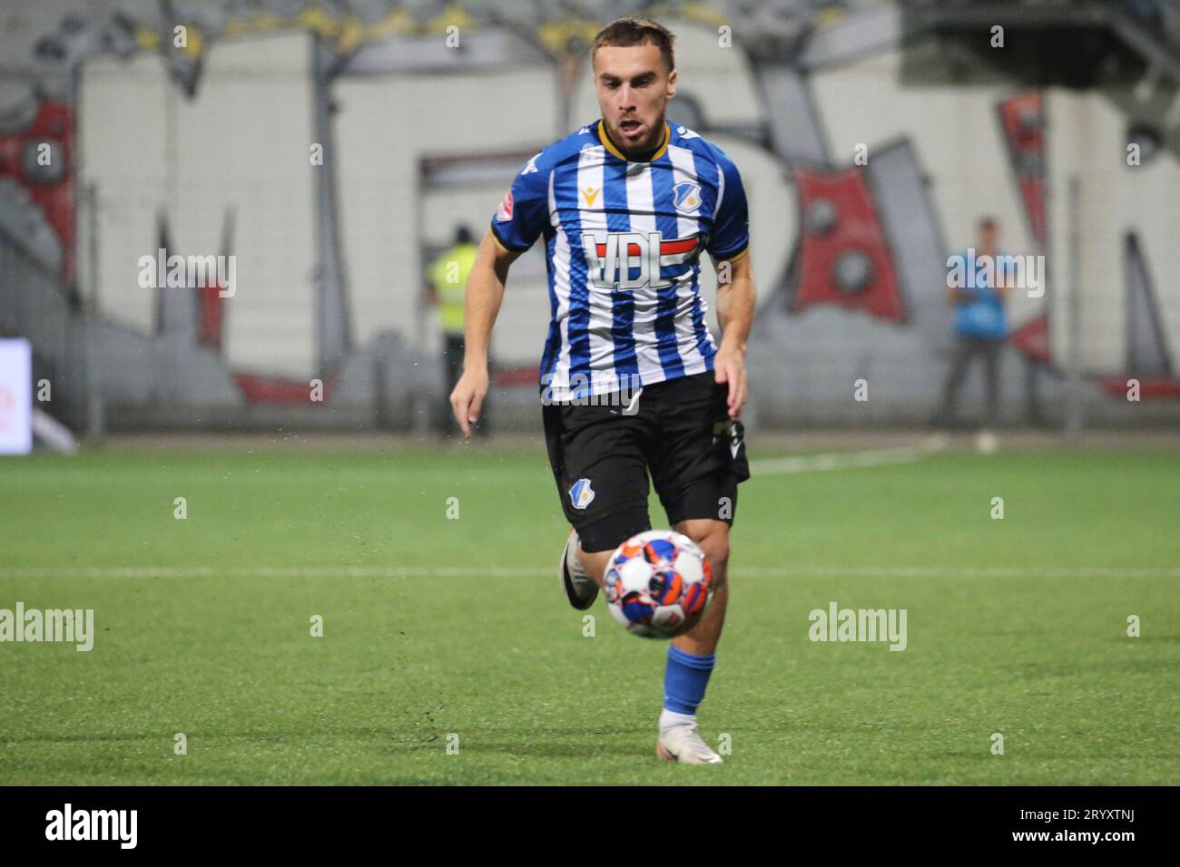 Maastricht, Niederlande. Oktober 2023. Maastricht, Niederlande 02. Oktober 2023: Keuken Kampioen Divisie - 2023/2024 - MVV Maastricht gegen FC Eindhoven im Bild: Ozan Kökcü/Koekcue (FC Eindhoven) Credit: dpa/Alamy Live News Stockfoto