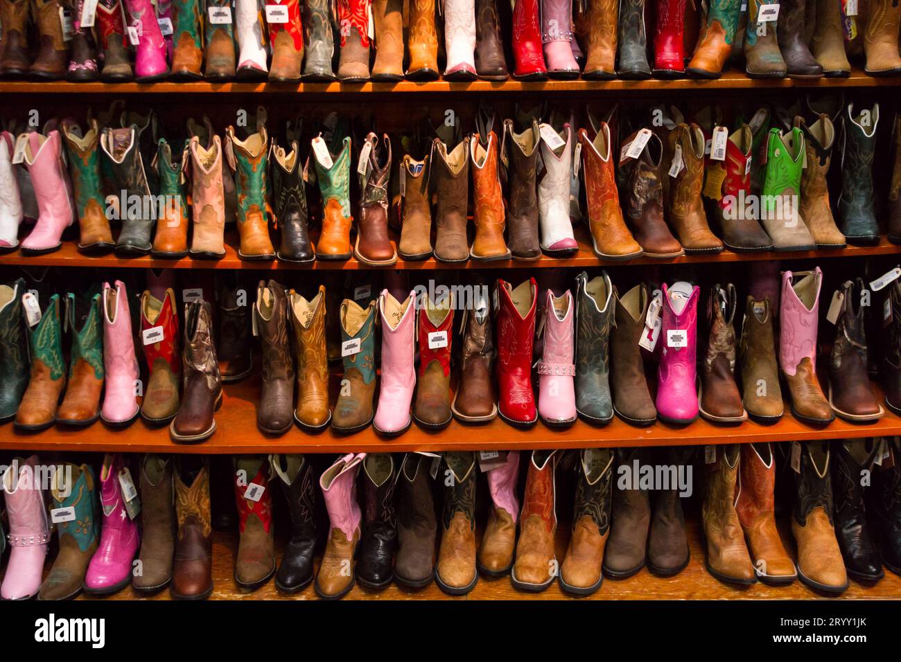 Cowboy-Stiefel Stockfoto