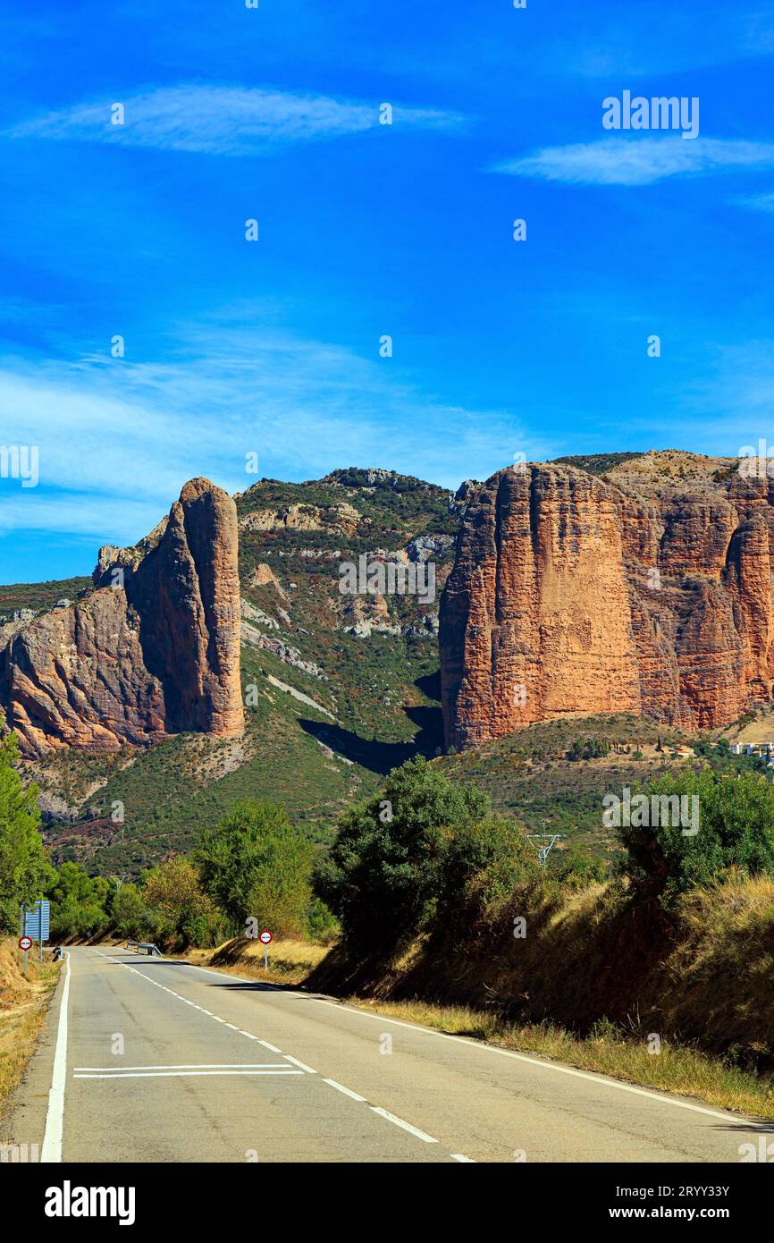 Hoya de Huesca, Aragon Stockfoto