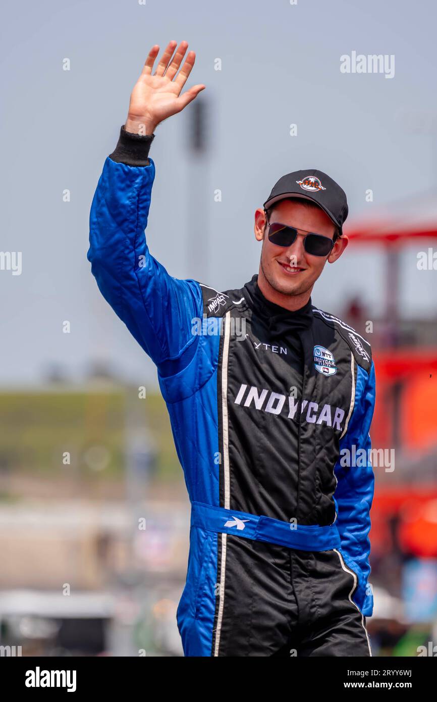 INDYCAR Series 2023: HY-Vee INDYCAR Race Weekend Juncos Hollinger Racing Stockfoto