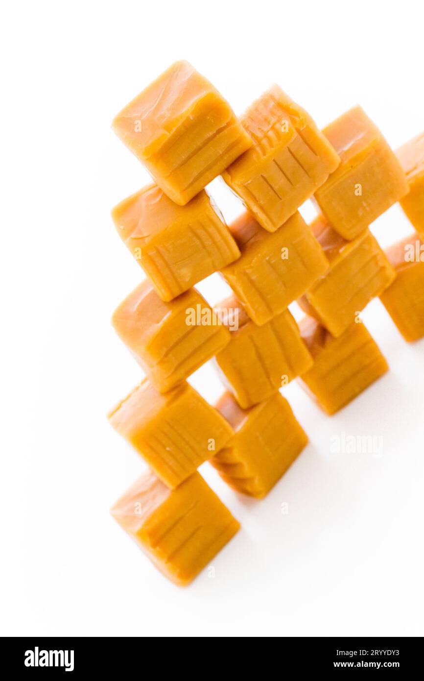 Karamellbonbons Stockfoto