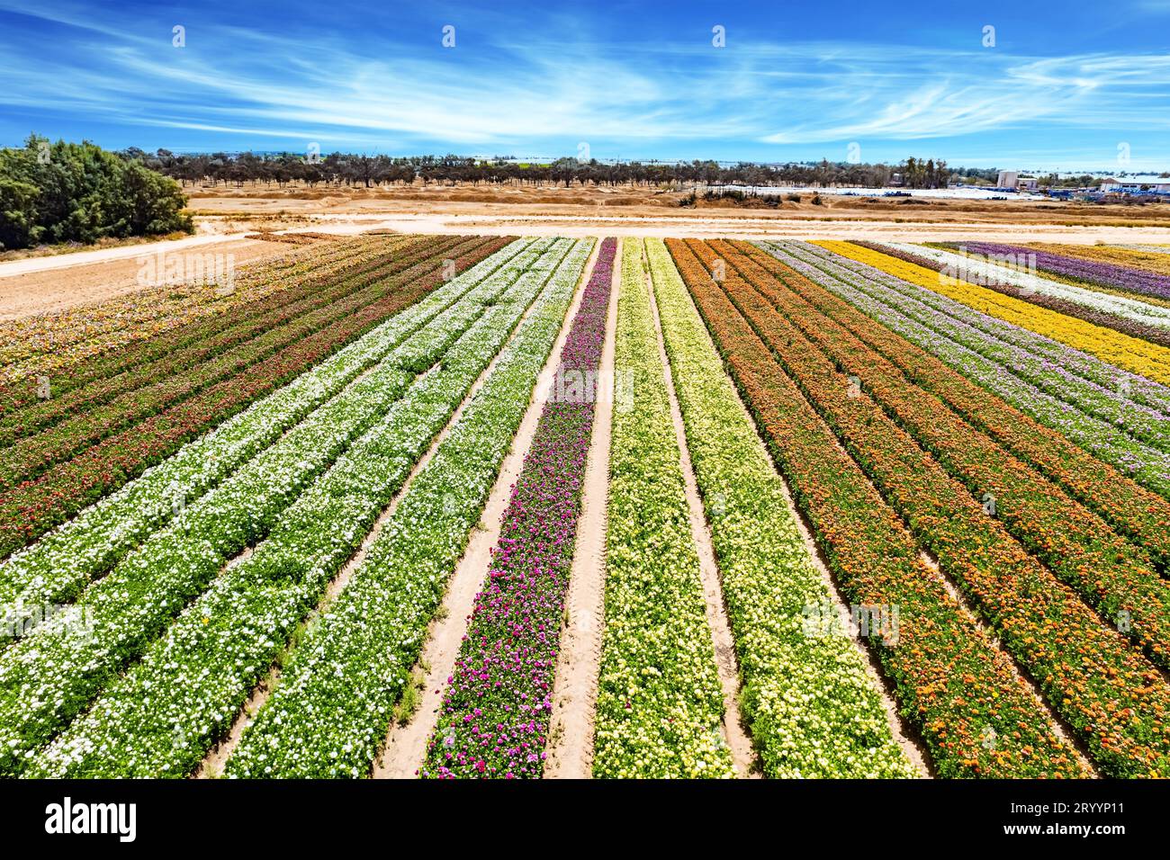 Die Fotos, die von der Drohne gemacht wurden. Stockfoto