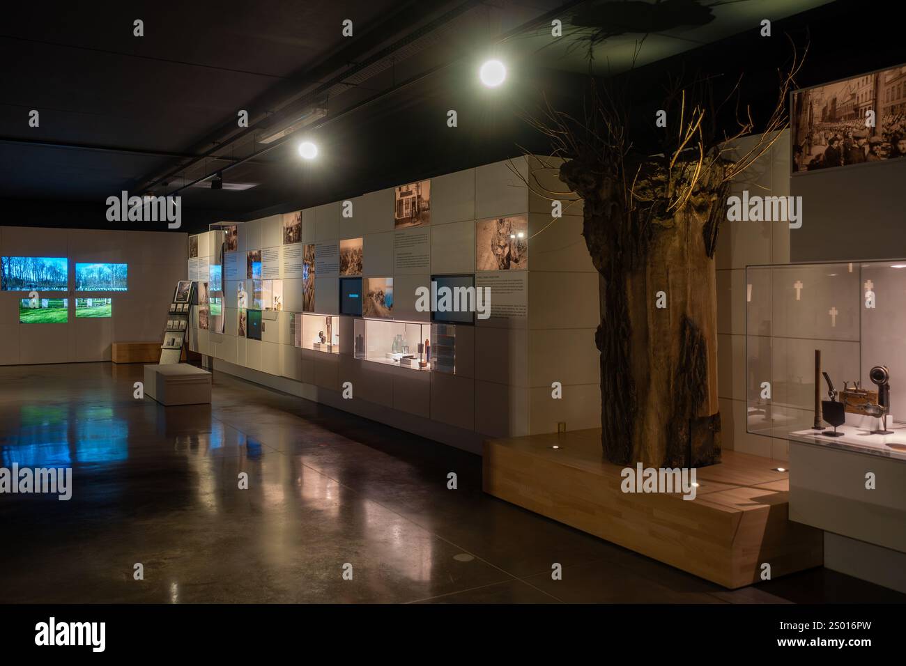 Plugstreet 14-18 Experience, World war One Interpretation Centre und WW1 Museum in Ploegsteert / Plugstreet, Hennegau, Belgien Stockfoto