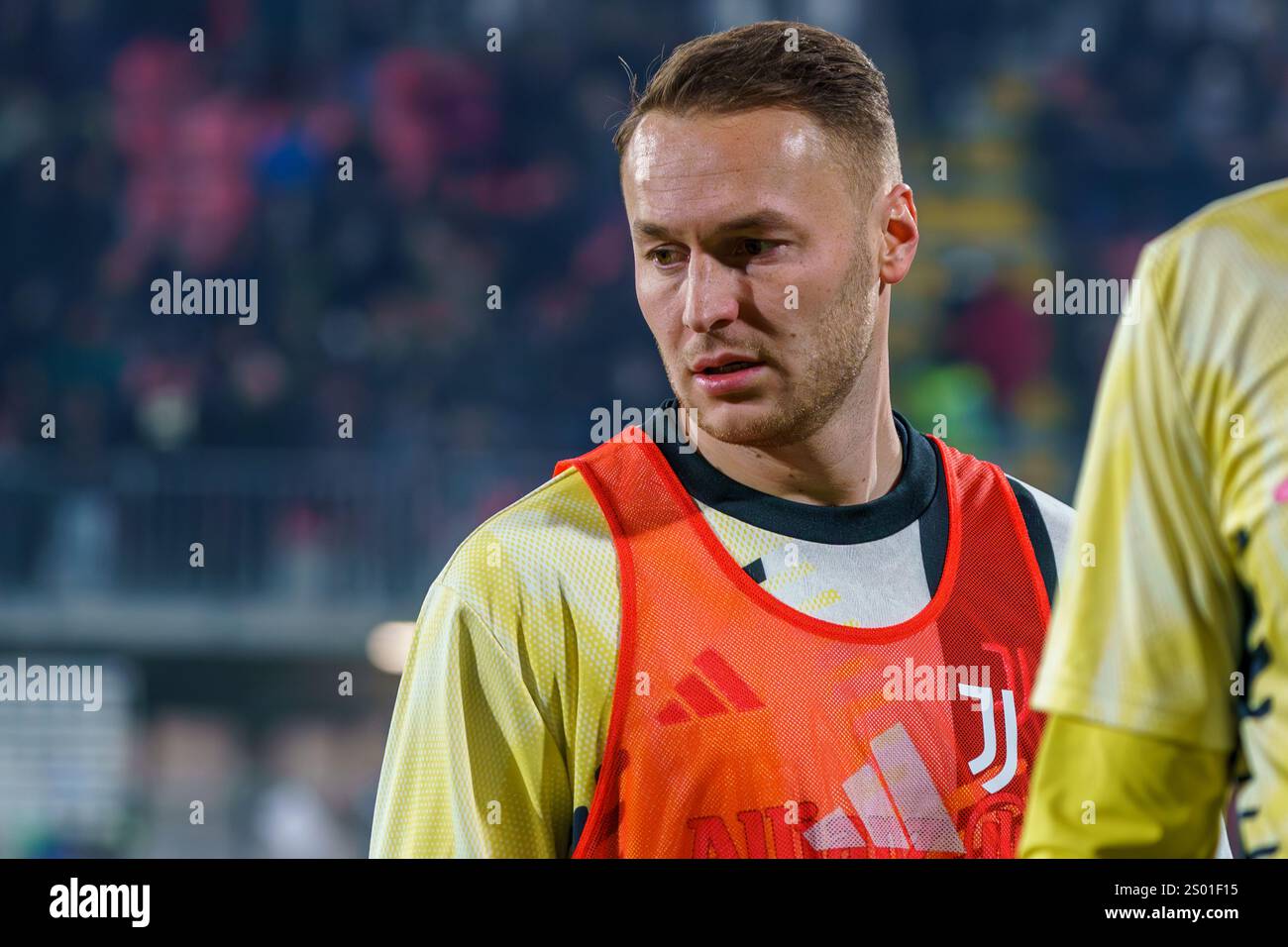 Monza, Italien. Dezember 2024. Teun Koopmeiners, während des AC Monza vs Juventus FC, Serie A, im U-Power Stadium. Quelle: Alessio Morgese/Alessio Morgese/Emage/Alamy Live News Stockfoto