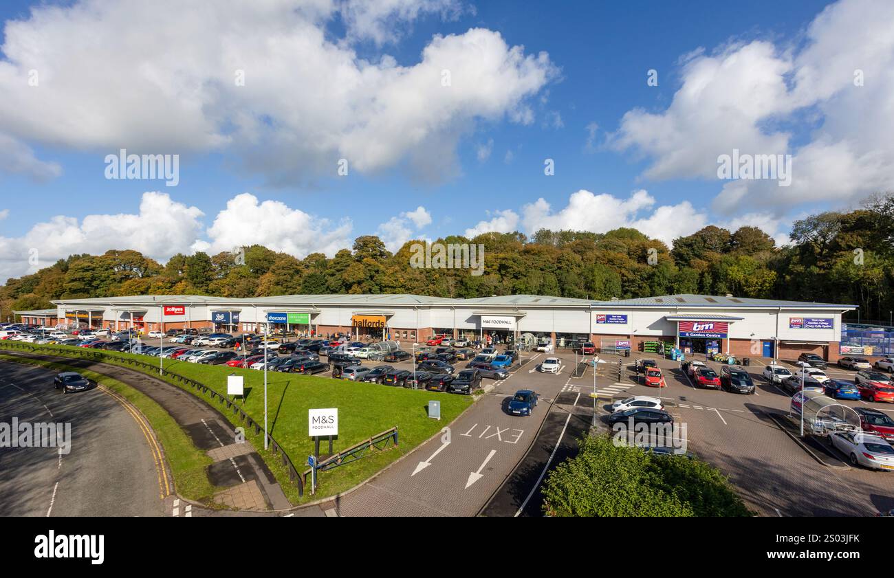 Congleton Retail Park Stockfoto