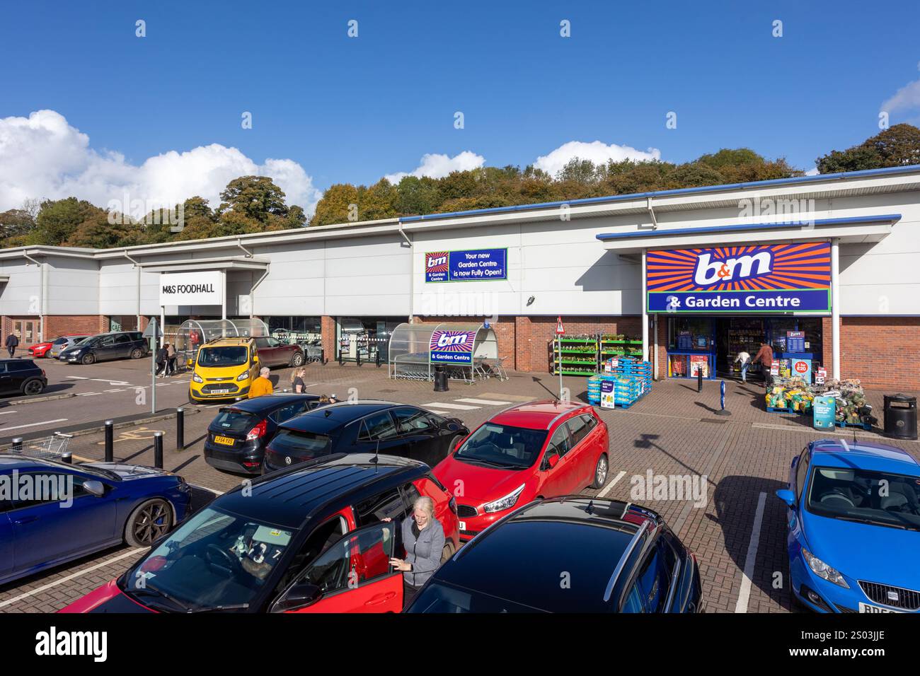 Congleton Retail Park Stockfoto