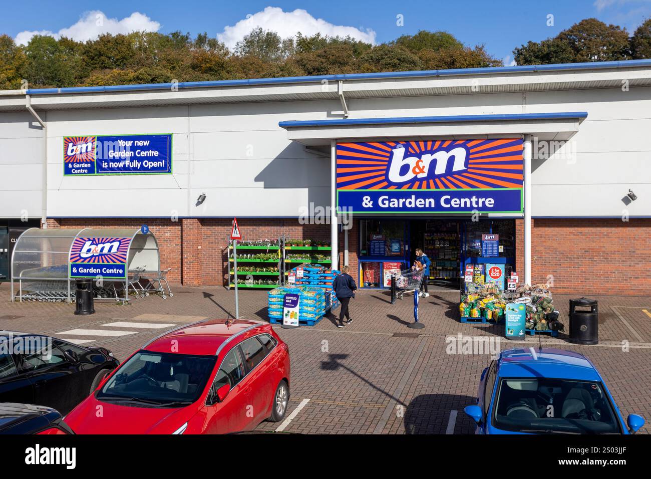 Congleton Retail Park Stockfoto