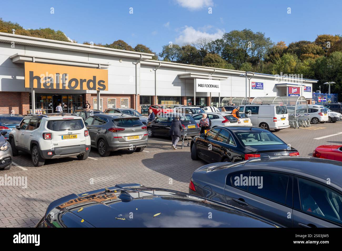Congleton Retail Park Stockfoto