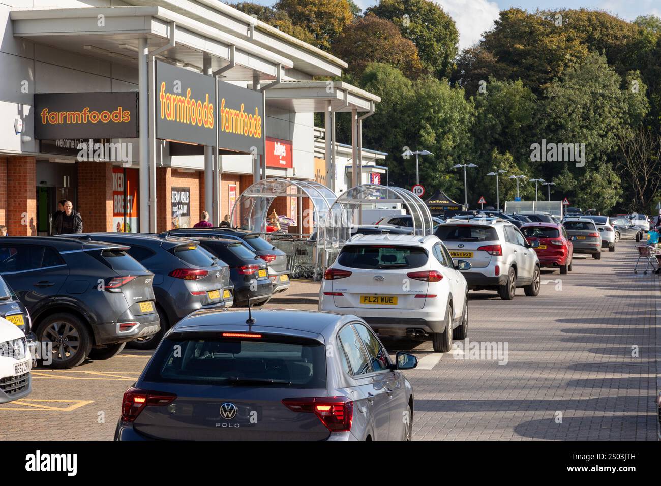 Congleton Retail Park Stockfoto