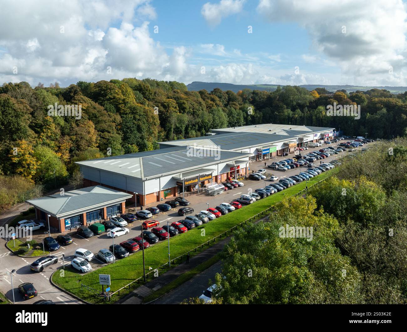 Congleton Retail Park Stockfoto