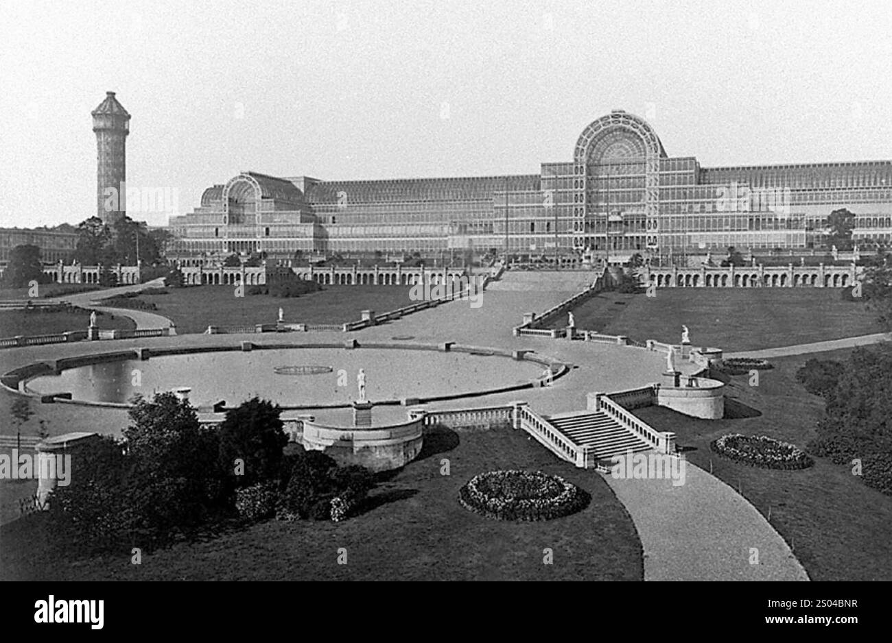 CRYSTAL PALACE, South London, 1854 Stockfoto